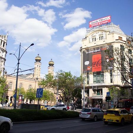 Luxury Downtown 3 Bedroom Apartment By Synagoge With Beautiful View Budapest Exteriör bild